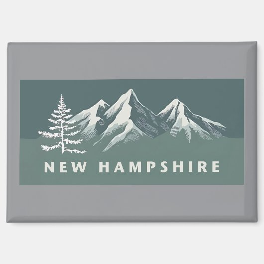 New Hampshire Verenigde Staten Magneet (Voorkant)