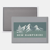 New Hampshire Verenigde Staten Magneet (Voorkant / Achterkant)