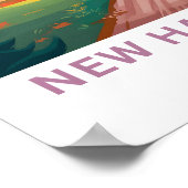 New Hampshire Verenigde Staten Reizen Poster (Hoek)