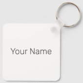 New Hampshire Verenigde Staten Retro State Kaart Sleutelhanger (Achterkant)