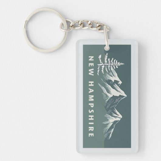 New Hampshire Verenigde Staten Sleutelhanger (Voorkant)
