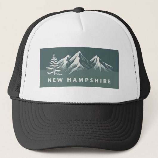 New Hampshire Verenigde Staten Trucker Pet (Voorkant)