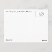New Hampshire, Verenigde Staten van Amerika Briefkaart (Achterkant)