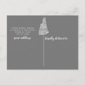 NEW HAMPSHIRE Verhuisaankondiging Post Kaart (Achterkant)