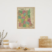 New Hampshire & Vermont 2 Poster (Keuken)
