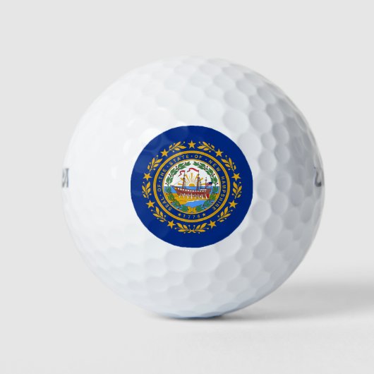 New Hampshire vlag, Amerikaanse vlag Golfballen (Voorkant)