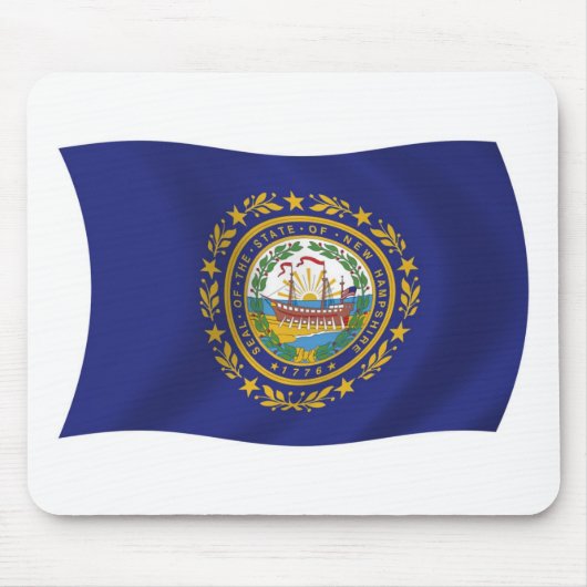 New Hampshire Vlag Muismat (Voorkant)