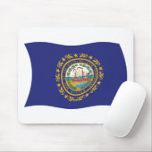 New Hampshire Vlag Muismat (Met muis)