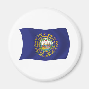New Hampshire Vlagmagneet Magneet