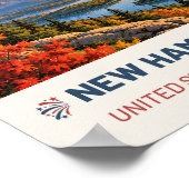 New Hampshire VS – Oude Reisposter Poster (Hoek)