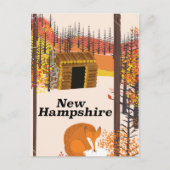 New Hampshire  VS reisposter Briefkaart (Voorkant)