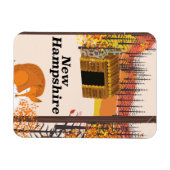 New Hampshire  VS reisposter Magneet (Horizontaal)