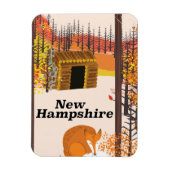 New Hampshire  VS reisposter Magneet (Verticaal)
