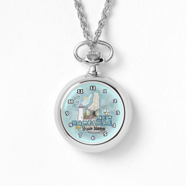 New Hampshire Vuurtoren horloge (Voorkant)