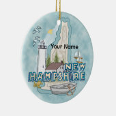 New Hampshire Vuurtoren Keramisch Ornament (Rechts)