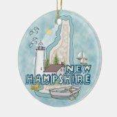 New Hampshire vuurtoren Keramisch Ornament (Links)