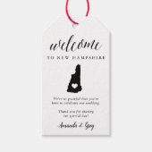 New Hampshire Wedding Welkom Cadeaulabel (Voorkant)