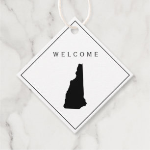 New Hampshire welkomsttas cadeau Label bruiloft we