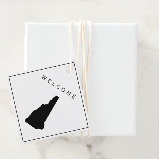 New Hampshire welkomsttas cadeau Label bruiloft we (In situ)