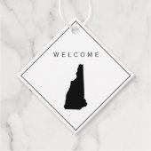 New Hampshire welkomsttas cadeau Label bruiloft we (Voorkant)