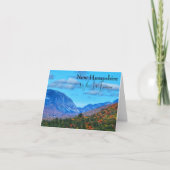 New Hampshire White Mountains herfst kleur Kaart (Voorkant)