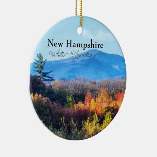 New Hampshire White Mountains Keramisch Ornament (Rechts)