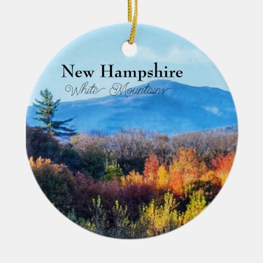 New Hampshire White Mountains Keramisch Ornament (Voorkant)