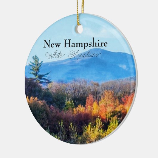New Hampshire White Mountains Keramisch Ornament (Links)