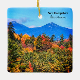 New Hampshire White Mountains Keramisch Ornament