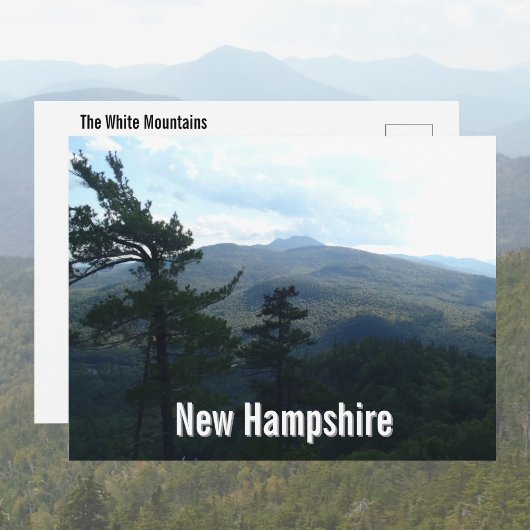 New Hampshire White Mountains Scenic View Briefkaart