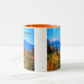New Hampshire White Mountains Tweekleurige Koffiemok (Center)