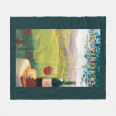 New Hampshire Wine Country Scene Fleece Deken (Voorkant (Horizontaal))