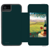 New Hampshire Wine Country Scene Incipio iPhone Portemonnee Hoesje (Agenda Open)
