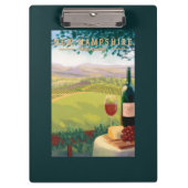 New Hampshire Wine Country Scene Klembord (Voorkant)