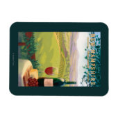New Hampshire Wine Country Scene Magneet (Horizontaal)