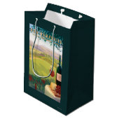 New Hampshire Wine Country Scene Medium Cadeauzakje (Achterkant Gekanteld)