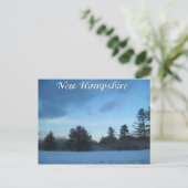 New Hampshire winter Briefkaart (Staand voorkant)