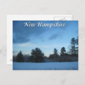 New Hampshire winter Briefkaart (Voorkant / Achterkant)