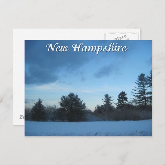 New Hampshire winter Briefkaart (Voorkant / Achterkant)