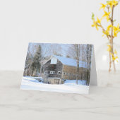 New Hampshire winter Kaart (Gele Bloem)