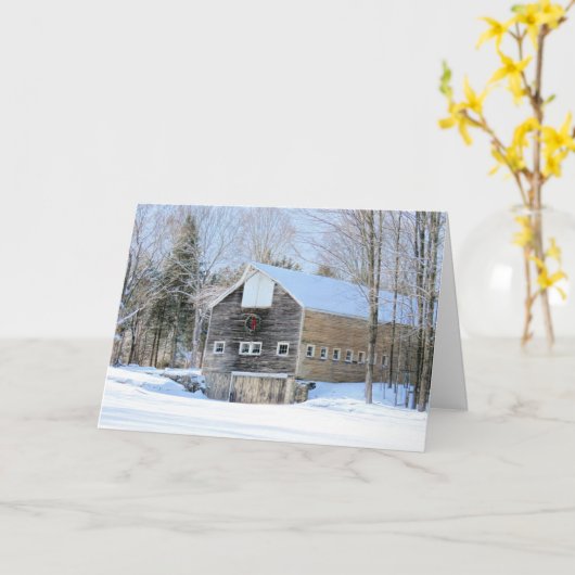 New Hampshire winter Kaart (Gele Bloem)