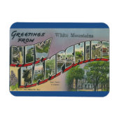 New Hampshire, Witte bergen magneet (Horizontaal)
