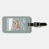 New Hampshire Wolf Scene Bagagelabel (Voorkant horizontaal)