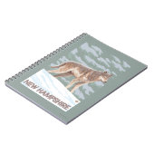New Hampshire Wolf Scene Notitieboek (Linkerzijde)