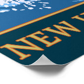 New HampshireAngler Fisherman Scene Poster (Hoek)