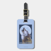 New HampshireHowling Wolf Bagagelabel (Voorkant verticaal)