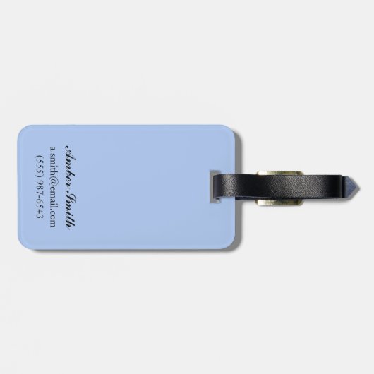 New HampshireHowling Wolf Bagagelabel (Achterkant horizontaal)