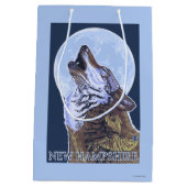 New HampshireHowling Wolf Medium Cadeauzakje (Achterkant)