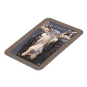 New HampshireMoose Up Close Magneet (Linkerzijde)