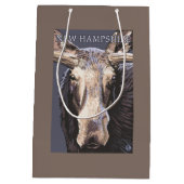 New HampshireMoose Up Close Medium Cadeauzakje (Achterkant)